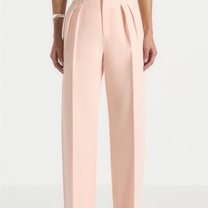 Tailored peach trousers
